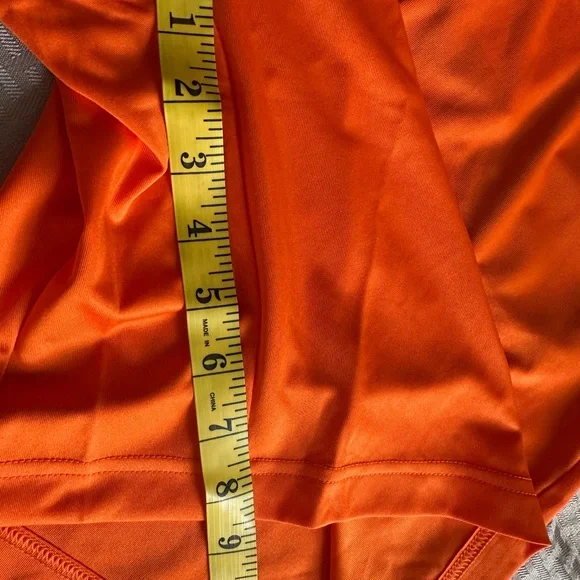 Reebok Orange Athletic Shorts Lightweight Breathable - Picture 7 of 8